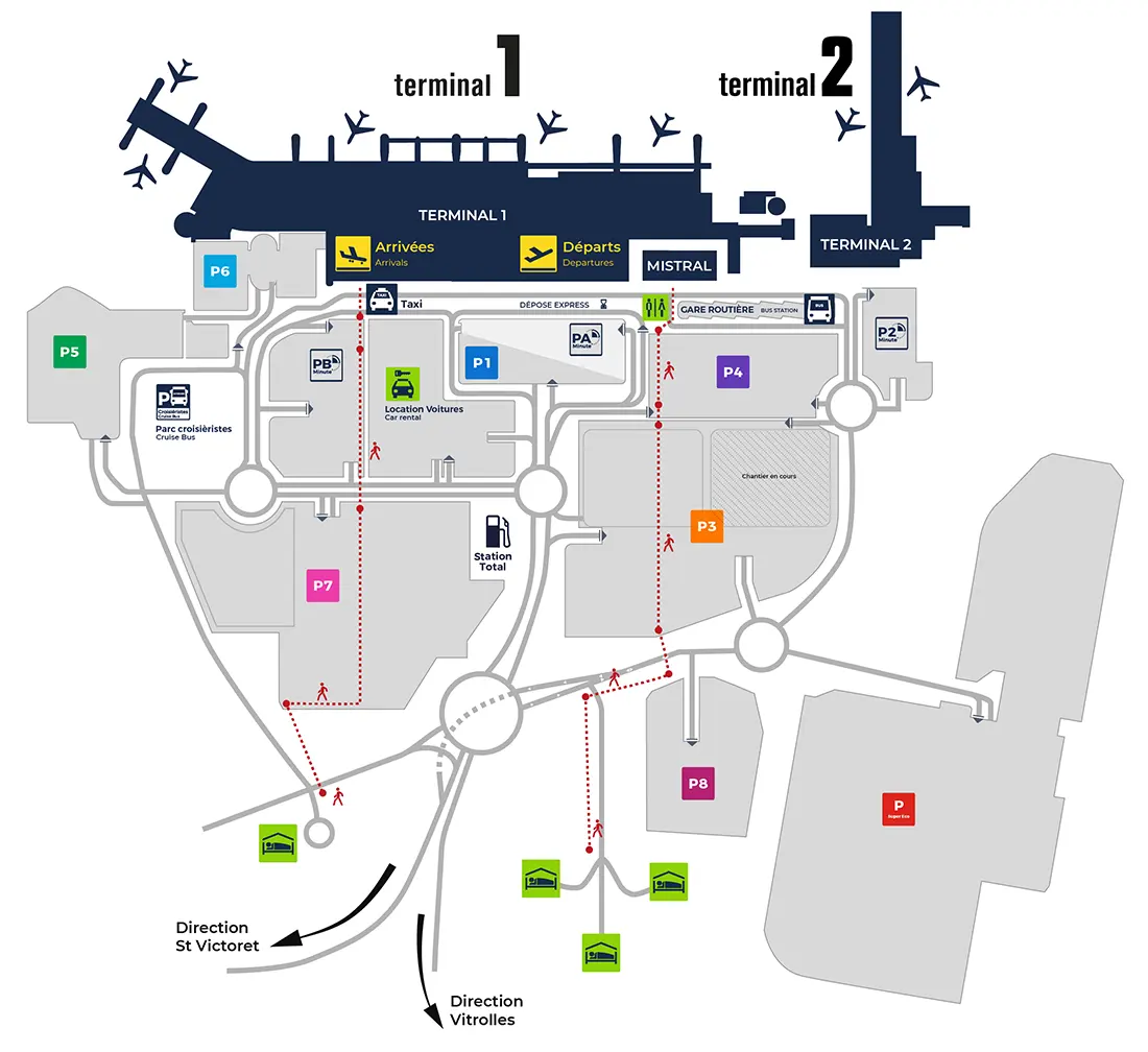 Car parks map Car parks map