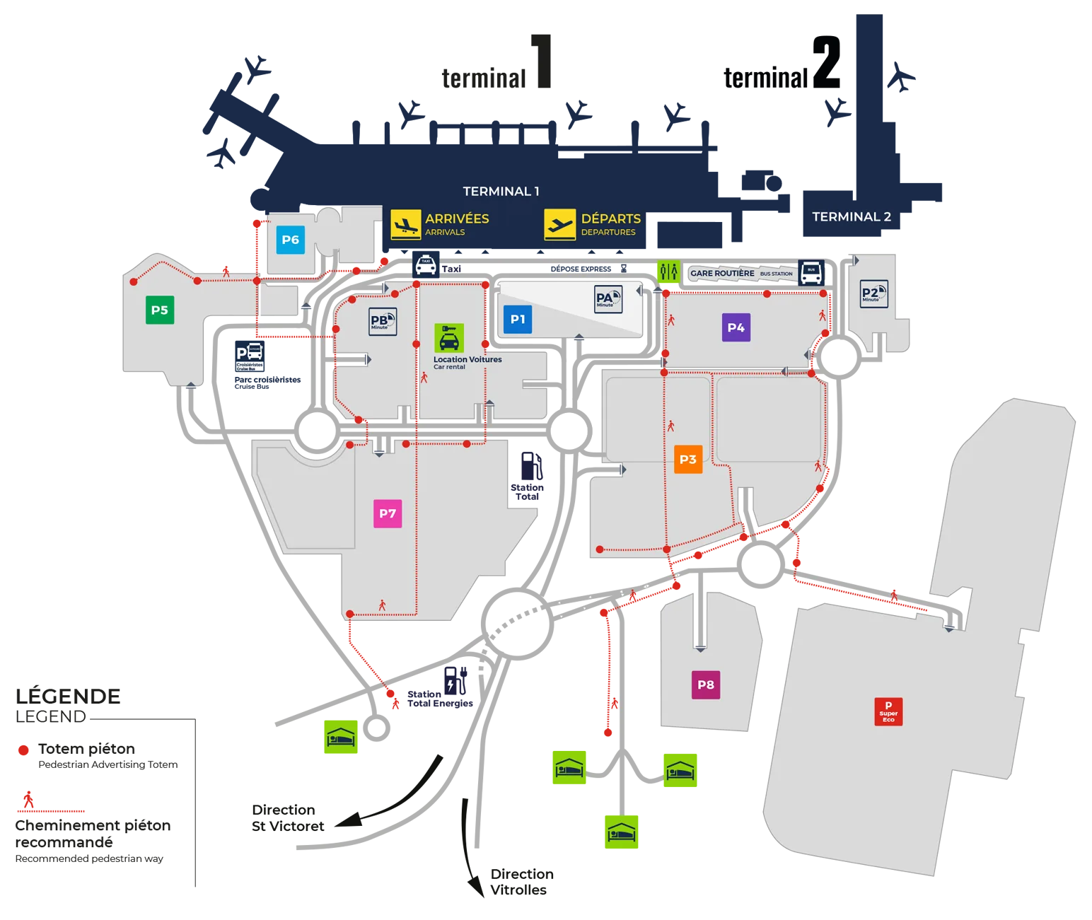 Car parks map Car parks map