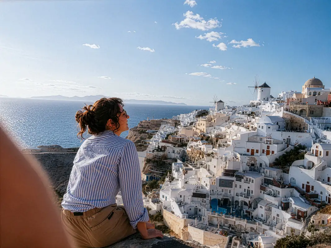 Santorin en direct de Marseille